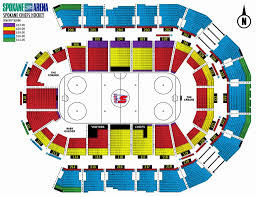 Seating Chart For Spokane Arena Blues In San Francisco With
