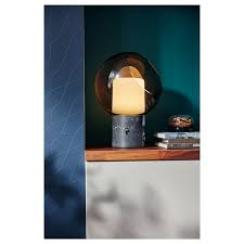 Evedal Bordslampa Marmor Gra Gra Klot Ikea Lamp Table Lamp Grey Table Lamps
