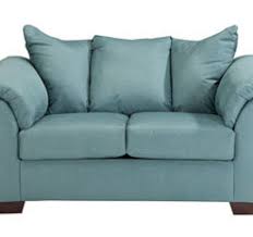 Ashley furniture darcy blue sofa. Ashley Signature Darcy Sky Blue Sofa Love