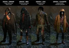 Dead by daylight general discussions. Survivor Cosmetics For Legion Killer Versions Of Dwight Meg Jake And Claudette Deadbydaylight