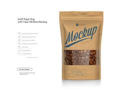Download Stand Up Pouch With Zipper Mockup Set In Packaging Mockups On Yellow Images Creative Store