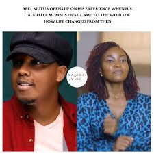 Abel Mutua and Daughter