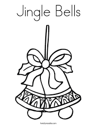 Mickey mouse christmas colouring pages. Jingle Bells Coloring Page Twisty Noodle
