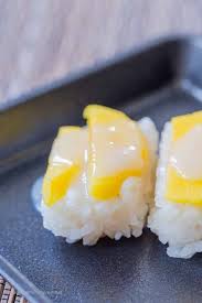 Sweet Thai Coconut Mango Sticky Rice Bites Tgif This Grandma Is Fun Recipe Mango Sticky Rice Sweet Sticky Rice Thai Coconut
