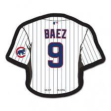 Nike youth chicago cubs javier báez #9 navy 2021 city connect cool base jersey. Chicago Cubs Javier Baez Jersey Souvenir Pin