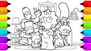 Now enjoy this coloring and the simpsons navidad. Drawing The Simpson Family Coloring Pages Youtube