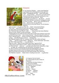 Liste der übungen lesetext „die lange reise der nordseekrabben (1). Rotkappchen Lesetext Mit Aufgaben Schwerpunkt Deklination Der Adjektive Anlass Zum Sprechen Oder Schreiben Deklination Der Adjektive Daf Lehrer Adjektive