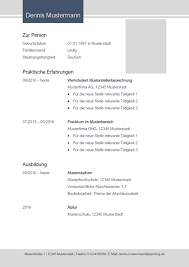 The primary purpose of a curriculum vitae is to secure employment, although they are often requested when applying for other positions, such as graduate school. 66 Lebenslauf Vorlagen Als Download Kostenlos Ohne Anmeldung