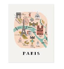 Paris Illustrated Art Print 11r 01 1 Png 1 170 1 248 Pixels Paris Landmarks Paris Map Paris Travel