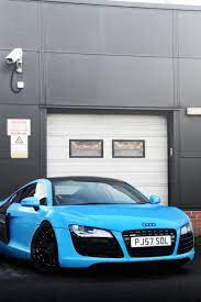 Audi R8 Audir8 Blue Blu Azzurra Color Sport Car Luxury