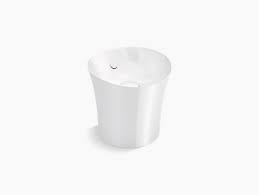 veil tall vessel/pedestal bathroom sink