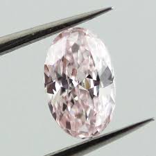 Fancy Light Pink Diamond Oval 0 31 Carat Si1 Pink