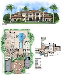 Mediterranean House Plan Luxury Tuscan Home Floor Plan Mediterranean House Plans House Plans Mansion Architectural Design House Plans