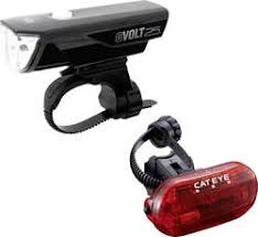 Cateye Bike Light Set Gvolt25 Omni3g Led Monochrome Rechargeable Battery Powered Black Conrad Com