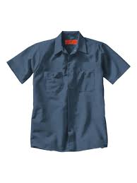 Red Kap Industrial Solid Short Sleeve Work Shirt