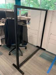 Portable Clear Wall Partition Room Divider Screen Great Etsy In 2021 Room Divider Screen Partition Wall Divider Screen