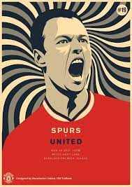 Match Poster Tottenham Hotspur Vs Manchester United 28 December 2014 Designed By Manchester Unite Manchester United Manchester United Poster Soccer Artwork