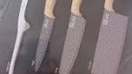 DELIFE 5-Piece Kitchen Knife Set — Chef, Utility, Cleaver + ...
