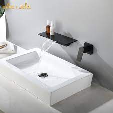 We have it here and ready to be shipped. Matte Black Wall Basin Faucet Black Bathroom Waterfall Mixer Hot And Cold Bathroom Black Water Tap Waterfall Style Black Faucet Buy Cheap In An Online Store With Delivery Price Comparison Specifications