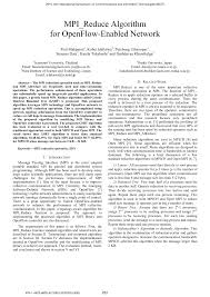 When east germany became communist during the cold war they used guns from the soviet union. Pdf An Efficient Mpi Reduce Algorithm For Openflow Enabled Network