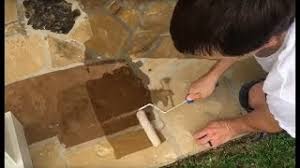 With the sand in place between the stones, our patio was looking beautiful. Flagstone Patio Part 4 Finishing Sealing Youtube