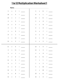 Printable times tables quiz generator. 1 To 12 Times Table Worksheets Free Downloads Multiplication Tables Charts And Worksheets