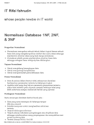 We did not find results for: Normalisasi Database 1nf 2nf 3nf
