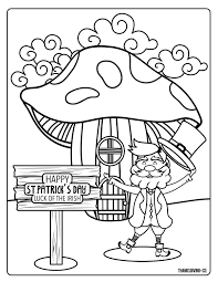 Click on the free st. 6 Printable Whimsical St Patrick S Day Coloring Pages For Kids