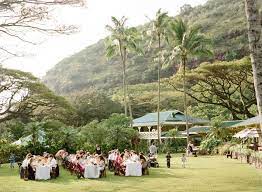 Elegant Oahu Wedding Ruffled Wedding Venues Hawaii Oahu Wedding Oahu Wedding Venues
