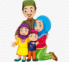 Sebagai salah satu simbol natal, santa claus atau sinterklas memang tidak ada habisnya jika asal. Gambar Kartun Keluarga Muslim
