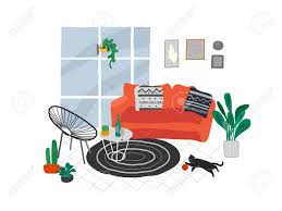 Maybe you would like to learn more about one of these? Scandinavian Or Nordic Style Living Room Interior Hand Drawing Royalty Free Cliparts Vectors And Stock Illustration Image 135126514