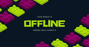 Neon Green And Purple Lego Twitch Banner Logos