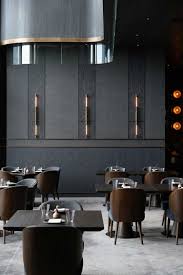 Cultures Combine At Ensue Design Anthology Restaurant Interior Private Dining Room Dramatic Walls