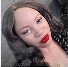 Candice Mwakalyelye Looking Superb With White/Grey Hair