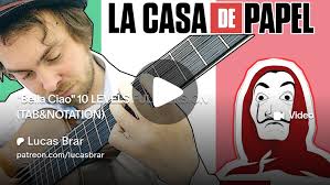 Bella Ciao" 10 LEVELS FULL VERSION (TAB&NOTATION)