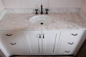 Unlike other expensive models, this affordable choice will improve the look of your bathroom. Carrara White Marble Bathroom Vanity Tops Carrara White Marble Countertops Carrara White Stone Marble Bath Tops Carrara Bianco White Marble Bathroom Vanity Tops From China Stonecontact Com