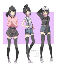 Simple clothing folds & creases with basic shapes. Anime Modern Clothes Drawing Novocom Top