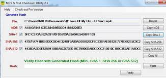 Sha And Md5 Hash Generator To Calculate Hashes, Verify Hashes