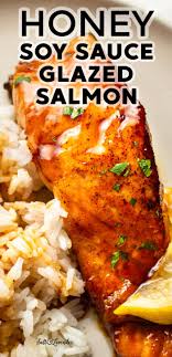 Add tsuyu and sesame oil. Honey Soy Sauce Glazed Salmon Salmon Glaze Recipes Indian Food Recipes Vegetarian Salmon Recipes