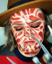 Freddy Krueger Halloween Makeup Halloween Face Makeup Halloween Makeup Carnival Face Paint