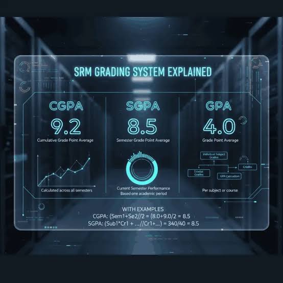 SRM Grading System Explained (CGPA, SGPA, GPA with Examples) - CGPA  Calculator Online