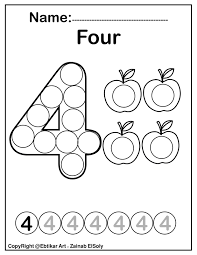 Design & décor one of the easiest ways to make an impact at home is with color. Set Of 123 Numbers Count Apples Dot Marker Activity Coloring Pages For Kids