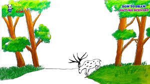 Add the lake, tree and windmill. Draw Landscape Step By Step How To Draw Landscape Step By Step Easy Drawing Lessons For Kids To Learn To Draw Landscapes By Roy Lichter Easy Pencil Drawing Mountain Landscape