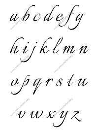 Letters of alphabet free photo. Connected Calligraphy Uppercase Lowercase Letter Stencils A Z 1 4 To 12 Inch Sizes Lettering Alphabet Fonts Letter Stencils Printables Lettering
