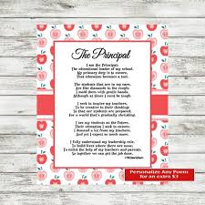 Principal Print Principal Gift Principal Appreciation Principal Poem Principal Valentine S Gift Ins Principal Gifts Principal Appreciation Thank You Poems