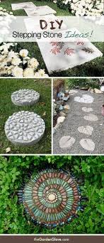 How To Make Diy Garden Stepping Stones The Garden Glove Garden Projects Diy Garden Garden Stepping Stones