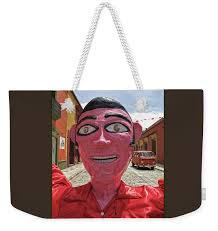 Giant Calenda Figure Oaxaca Mexico Acrylic Print by Lorena Cassady