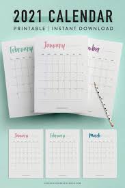 Pin On 2020 2021 Printable Calendars