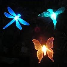 Cheap Hummingbird Butterfly Dragonfly Solar Garden Stake Lights 3 In A Set Decorative Solar Lights Solar Lights Garden Decorative Solar