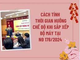 Hướng dẫn thực hiện chính sách, chế độ trong thực hiện sắp xếp tổ chức bộ